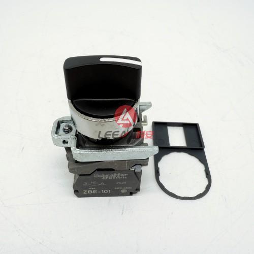 Schneider Electric Harmony Push Button XB4BD53 3-position Selector Switch with Legend Holder ZBZ33 New
