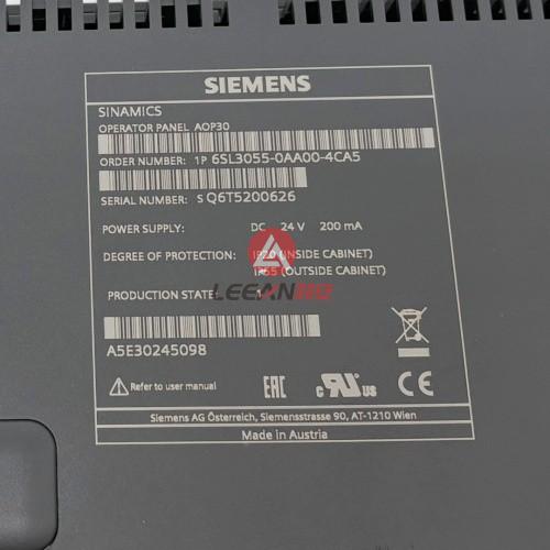 SIEMENS SINAMICS Operator Panel AOP30 6SL3055-0AA00-4CA5 Inverter Panels 24VDC 200mA New