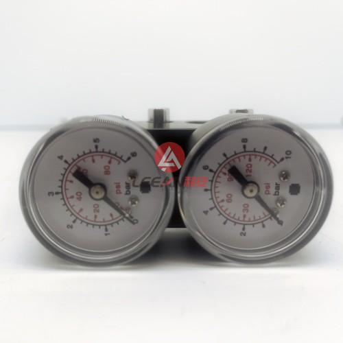 SIEMENS Manometer Manifold 6DR4004-1M for Electropneumatic Positioner 6DR5010-0NG00-0AA0 Single Action New