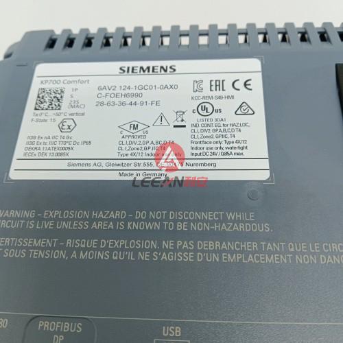 SIEMENS SIMATIC HMI KP700 Comfort Panel 6AV2124-1GC01-0AX0 HMI Touch Screen New