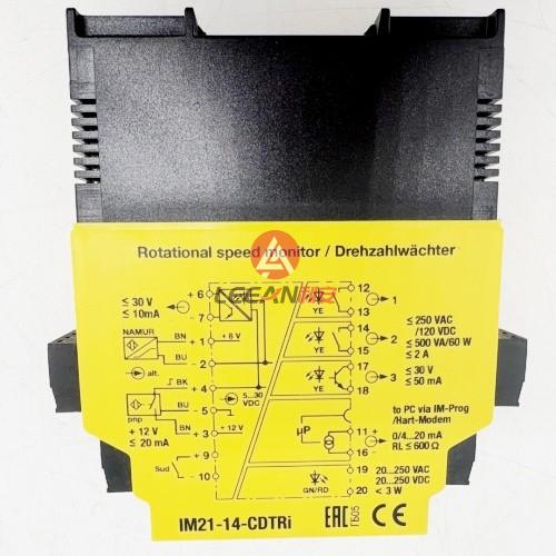 Turck 1-channel Rotational Speed Monitor IM21-14-CDTRI Drehzahlwachter 7505650 20-250V New