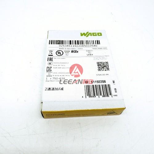 WAGO I/O System 2 Up/Down Counter Module 750-638 Forward Reverse Module 16 Bits 500 Hz New
