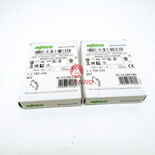 WAGO I/O System 8-Channel Digital Input Module 750-430 Power Supply 24 VDC 3.0 MS New