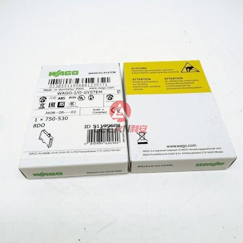 WAGO I/O System 8-Channel Digital Output Module 750-530 Power Supply Voltage 24 VDC 0.5A New