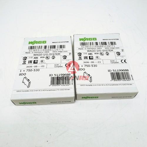WAGO I/O System 8-Channel Digital Output Module 750-530 Power Supply Voltage 24 VDC 0.5A New