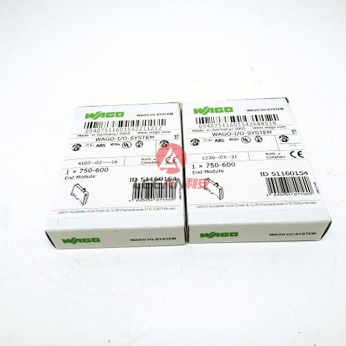 WAGO I/O System End Module 750-600 Terminal Block Terminator for Frequency Converter New