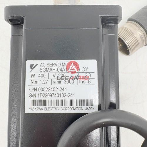 YASKAWA SGMAH Sigma II AC Servo Motor SGMAH-04A1A6CD-OY Industrial Rotary Servomotor 400W 200V 2.8A New