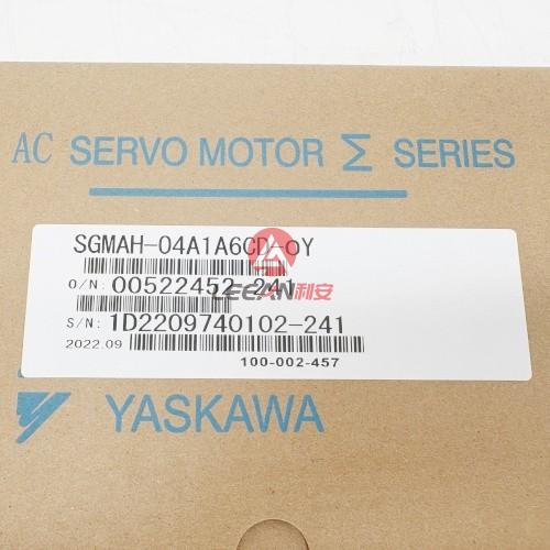 YASKAWA SGMAH Sigma II AC Servo Motor SGMAH-04A1A6CD-OY Industrial Rotary Servomotor 400W 200V 2.8A New