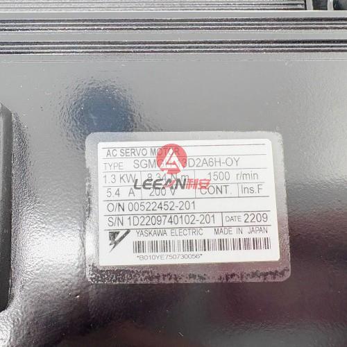 YASKAWA SGMGH Sigma II AC Servo Motor SGMGH-13D2A6H-OY Industrial CNC Servomotor 1.3KW 200V 5.4A 1500RPM New