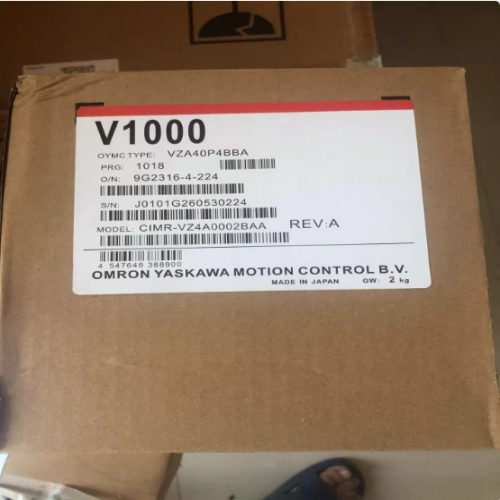 Omron Yaskawa OYMC V1000 Series Inverter Drive VZA40P4BAA CIMR-VZ4A0002BAA Motor 0.75KW 3 Phase 400Vac New